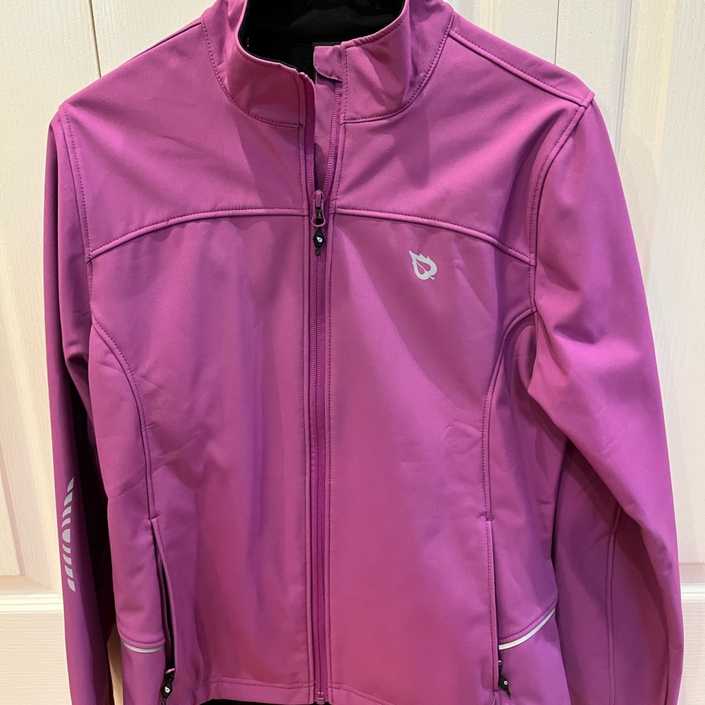 Baleaf Dark Pink rain jacket L